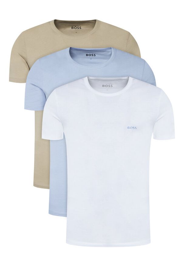 BOSS Komplet t-shirtów 50532468 Kolorowy Regular Fit. Materiał: bawełna. Wzór: kolorowy