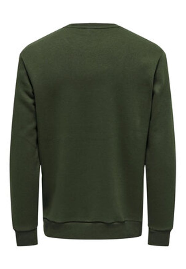 Only & Sons Bluza 22018683 Zielony Regular Fit. Kolor: zielony. Materiał: bawełna, syntetyk