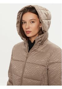 Guess Płaszcz zimowy Seline W4BL58 WGL72 Brązowy Regular Fit. Kolor: brązowy. Materiał: syntetyk. Sezon: zima