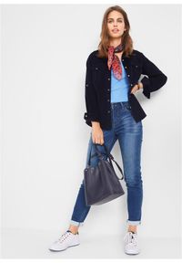 bonprix - Dżinsy ocieplane z miękką spodnią stroną, krój boyfriend. Kolor: niebieski #3