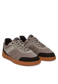 Hugo - HUGO Sneakersy Riven Tenn 50541723 Beżowy. Kolor: beżowy. Materiał: materiał #2