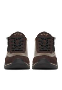 Remonte Sneakersy D0T09-91 Brązowy. Kolor: brązowy. Materiał: materiał, syntetyk, skóra #4