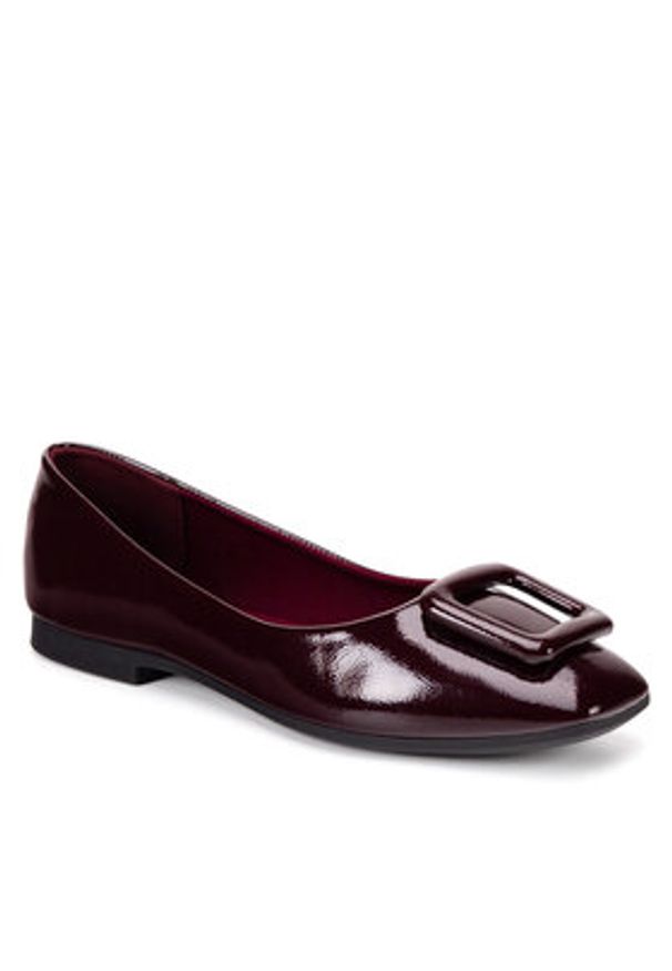 Clara Barson Baleriny WFA3513-1 Bordowy. Kolor: czerwony. Materiał: materiał, syntetyk