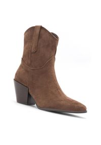 Jenny Fairy Kowbojki SISSEL WYL2410-6 Brązowy. Kolor: brązowy. Materiał: materiał #1