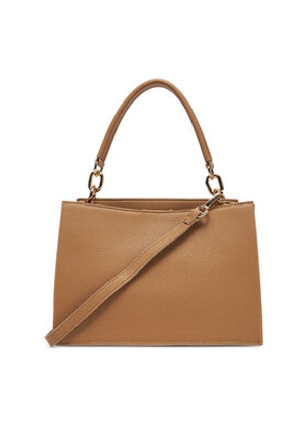 TOMMY HILFIGER - Tommy Hilfiger Torebka Th Her Mini Tote AW0AW17190 Brązowy. Kolor: brązowy. Materiał: skórzane
