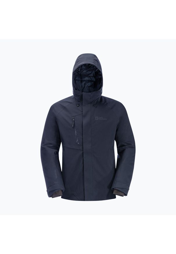 Kurtka zimowa męska Jack Wolfskin Troposphere Ins. Kolor: niebieski. Sezon: zima