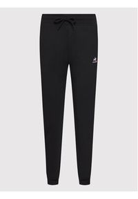 Le Coq Sportif Spodnie dresowe 2210517 Czarny Regular Fit. Kolor: czarny. Materiał: bawełna