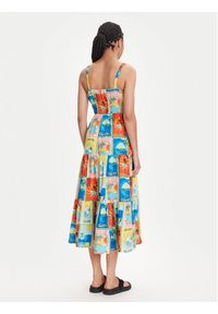 Roxy Sukienka letnia Atlas Sunshine ERJWD03892 Kolorowy Regular Fit. Materiał: bawełna. Wzór: kolorowy. Sezon: lato #5