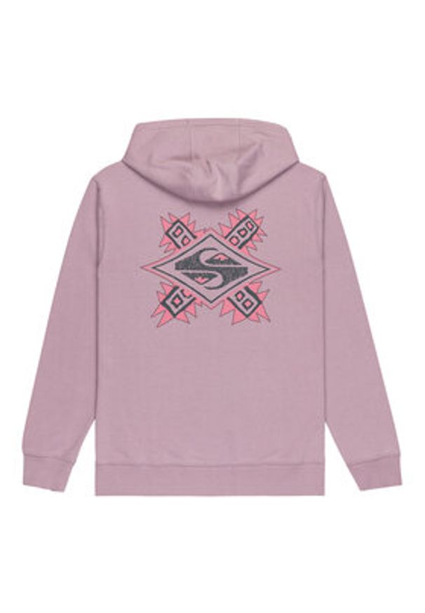Quiksilver Bluza Graphic EQYFT05131 Fioletowy Regular Fit. Kolor: fioletowy. Materiał: syntetyk