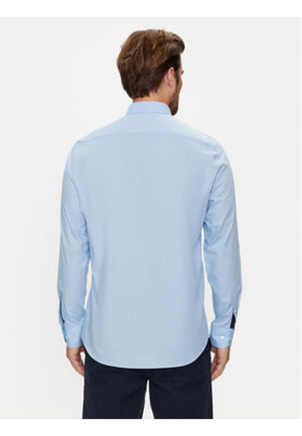 TOMMY HILFIGER - Tommy Hilfiger Koszula MW0MW35810 Błękitny Regular Fit. Kolor: niebieski. Materiał: bawełna