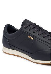 BOSS Sneakersy Nitan 50568493 Granatowy. Kolor: niebieski. Materiał: skóra #6