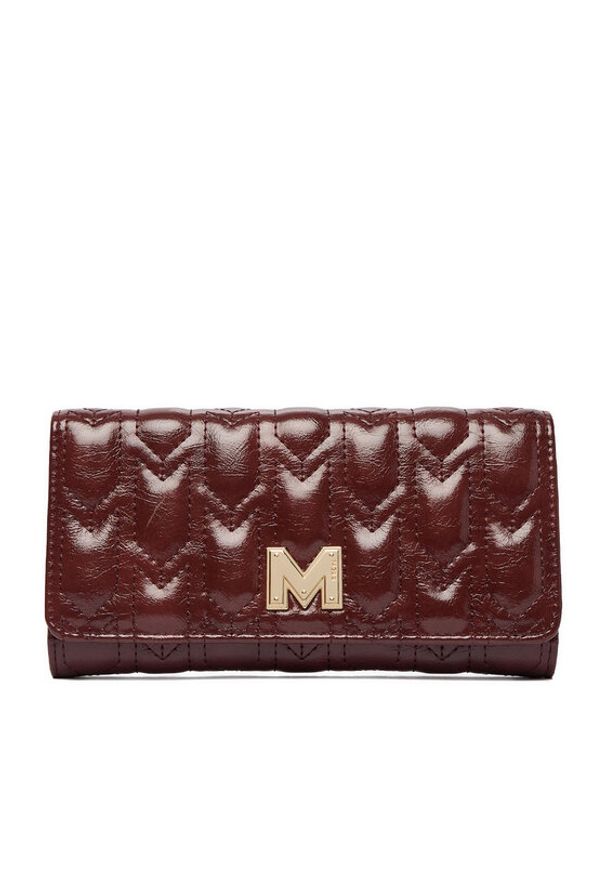 MEXX Portfel CEO-MEXX-W1-001-AW26 Bordowy. Kolor: czerwony. Materiał: skóra