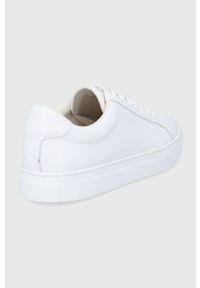 vagabond - Vagabond buty skórzane PAUL 2.0 kolor biały. Nosek buta: okrągły. Zapięcie: sznurówki. Kolor: biały. Materiał: skóra