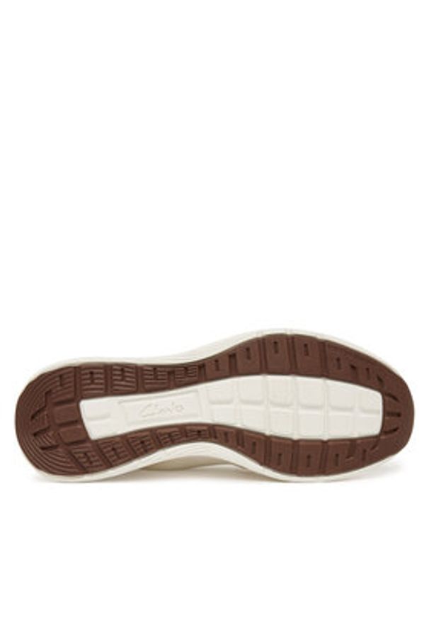 Clarks Sneakersy Motion Trek MX 26181985 Biały. Kolor: biały. Materiał: materiał