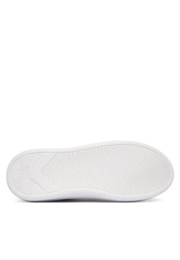 Karl Lagerfeld - KARL LAGERFELD Sneakersy Kapri KL62556 Biały. Kolor: biały. Materiał: skóra