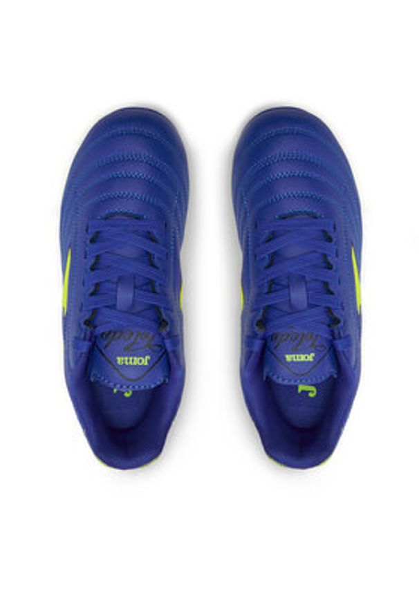 Joma Buty do piłki nożnej Toledo Jr TOJW2404HG Niebieski. Kolor: niebieski. Materiał: skóra