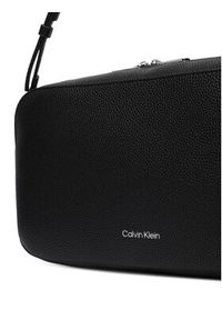Calvin Klein Torebka Webbing 2X Strap Lg Camera Bag LV04F3642G Czarny. Kolor: czarny. Materiał: skórzane #5