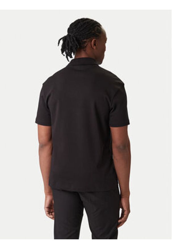 Hugo - HUGO Polo Deabono_D 50517638 Czarny Regular Fit. Typ kołnierza: polo. Kolor: czarny. Materiał: bawełna