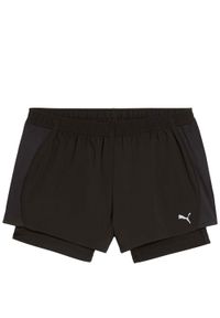 Spodenki Puma W Run Velocity 2W1 3 Damskie. Kolor: czarny. Długość: krótkie. Sport: bieganie #1