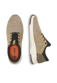 Rieker Sneakersy 19556-64 Beżowy. Kolor: beżowy. Materiał: materiał