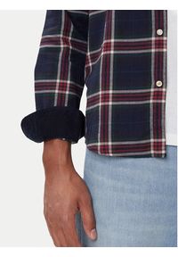 Barbour Koszula Crossfell MSH4995BL53 Granatowy Tailored Fit. Kolor: niebieski. Materiał: bawełna