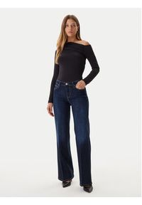 Guess Jeansy W5BA96 D4U54 Granatowy Wide Leg. Kolor: niebieski #2