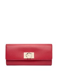 Furla Duży Portfel Damski 1927 XL Bi-Fold PCV0ACO-ARE000-RUB00 1927 Czerwony. Kolor: czerwony. Materiał: skóra