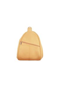 Perfekt Plus - PERFEKT PLUS PL/3 pomarańczowy, plecak, torebka damska 2w1. Kolor: pomarańczowy. Materiał: skóra #1