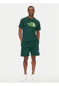 The North Face T-Shirt Easy NF0A8A6C Zielony Regular Fit. Kolor: zielony. Materiał: bawełna, syntetyk #5