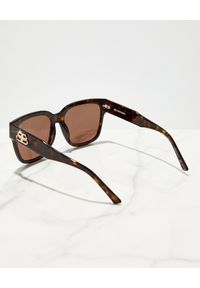 Balenciaga - BALENCIAGA - Brązowe okulary przeciwsłoneczne. Kolor: brązowy #5
