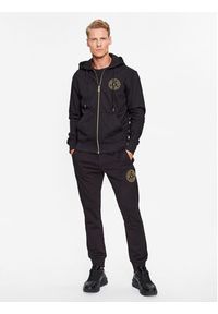 Versace Jeans Couture Spodnie dresowe 75GAAT06 Czarny Regular Fit. Kolor: czarny. Materiał: bawełna, dresówka #5