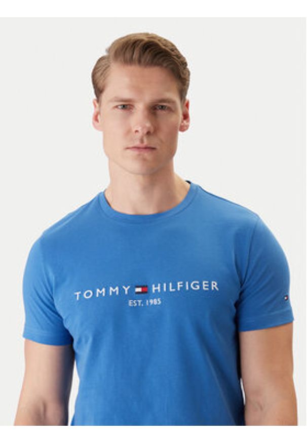 TOMMY HILFIGER - Tommy Hilfiger T-Shirt MW0MW11797 Niebieski. Kolor: niebieski. Materiał: bawełna
