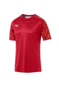 Koszulka treningowa Puma Cup L - Oddychająca koszulka piłkarska dla mężczyzn. Kolor: wielokolorowy, czerwony. Materiał: poliester. Sport: piłka nożna #1