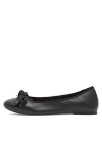 Gino Rossi Baleriny COZY-HS001-1-2 Czarny. Kolor: czarny. Materiał: skóra