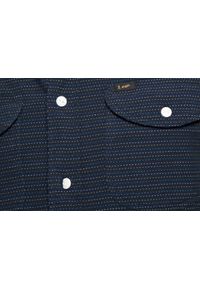 Lee - LEE WORKER SHIRT MĘSKA KOSZULA DŁUGI RĘKAW BRIGHT NAVY L866ZICF. Długość rękawa: długi rękaw. Długość: długie #4