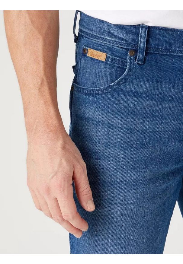 Wrangler - WRANGLER TEXAS MĘSKIE SPODNIE JEANSOWE JEANSY ARIES BLUE W121AG42A 112329007