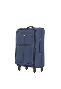 Ochnik - Komplet walizek na kółkach 19'/24'/28'. Kolor: niebieski. Materiał: materiał, nylon, poliester #6