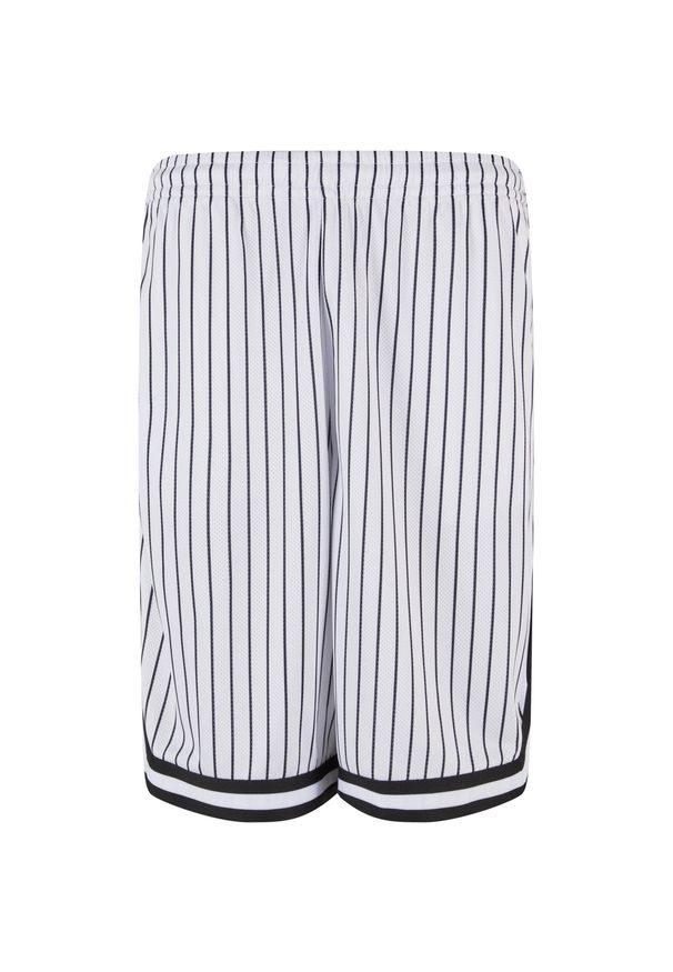 Szorty z dzianiny w paski Urban Classics. Kolor: czarny, wielokolorowy, biały. Materiał: dzianina. Długość: krótkie. Wzór: paski. Sezon: lato
