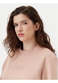 Calvin Klein Jeans Bluza Institutional Graphic J20J224731 Pomarańczowy Regular Fit. Kolor: pomarańczowy. Materiał: bawełna #4