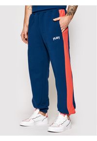 PLNY Textylia Spodnie dresowe Stanford PT-SP-K2-00004 Granatowy Regular Fit. Kolor: niebieski. Materiał: dresówka, bawełna #1