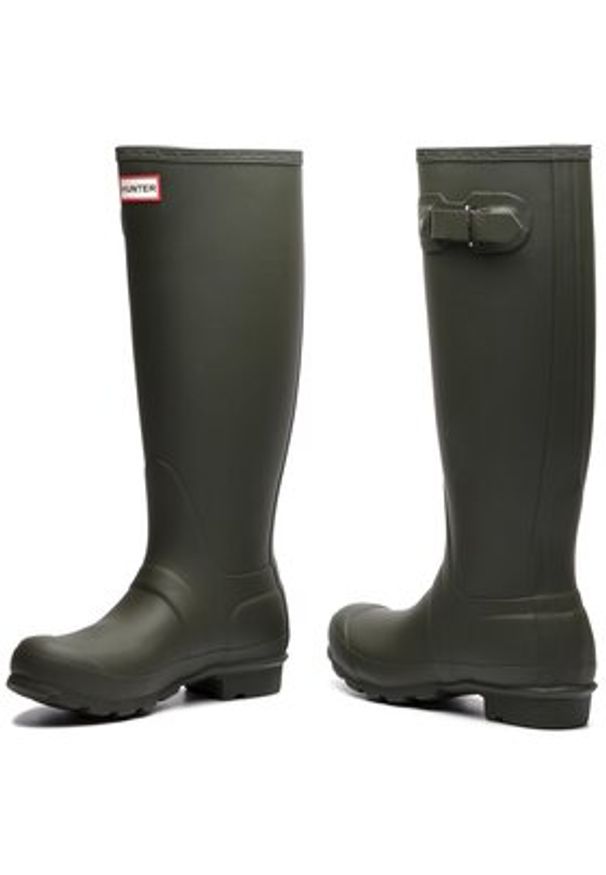 Hunter Kalosze Original Tall WFT1000RMA Zielony. Kolor: zielony. Materiał: kauczuk