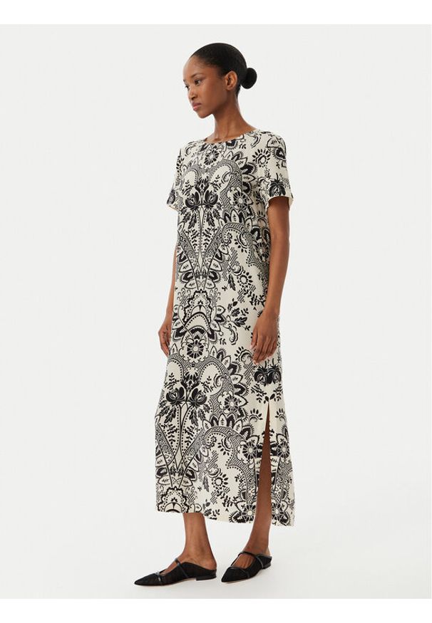 Weekend Max Mara Sukienka codzienna Vela 2515221022 Czarny Regular Fit. Okazja: na co dzień. Kolor: czarny. Materiał: jedwab. Typ sukienki: proste. Styl: casual