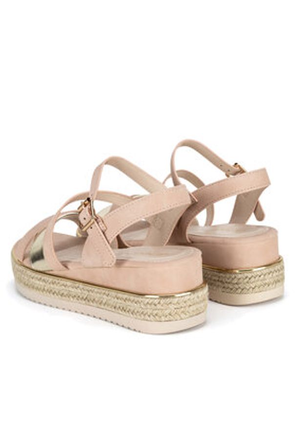 Jenny - JENNY Espadryle LB-P1092-YLD Różowy. Kolor: różowy. Materiał: materiał, syntetyk