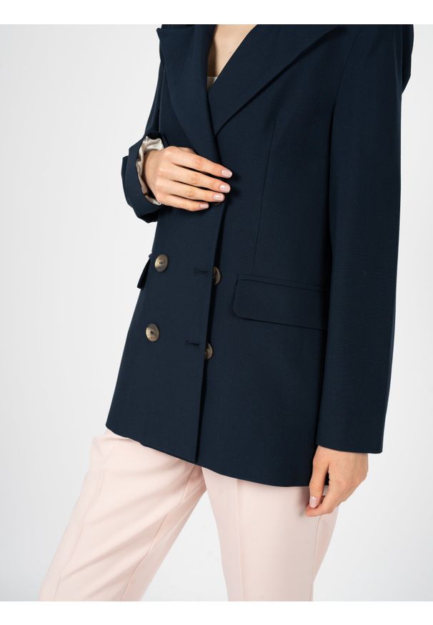 Silvian Heach Marynarka | GPP23473GC | Kobieta | Granatowy. Okazja: na co dzień. Kolor: niebieski. Materiał: poliester, wiskoza, elastan. Styl: casual