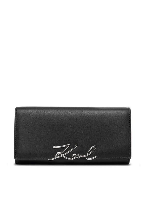 Karl Lagerfeld - Portfel KARL LAGERFELD. Kolor: czarny