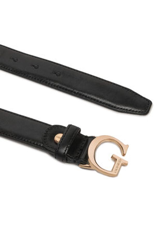 Guess Pasek Damski Not Coordinated Belts BW9118 P4230 Czarny. Kolor: czarny. Materiał: skóra