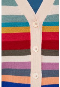 PS PAUL SMITH - PS Paul Smith kardigan wełniany damski lekki. Okazja: na co dzień. Materiał: wełna. Długość rękawa: długi rękaw. Długość: długie. Styl: casual #2