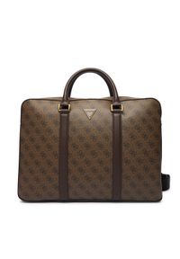 Guess Torba na laptopa HMMILO P6169 Brązowy. Kolor: brązowy. Materiał: skóra #1