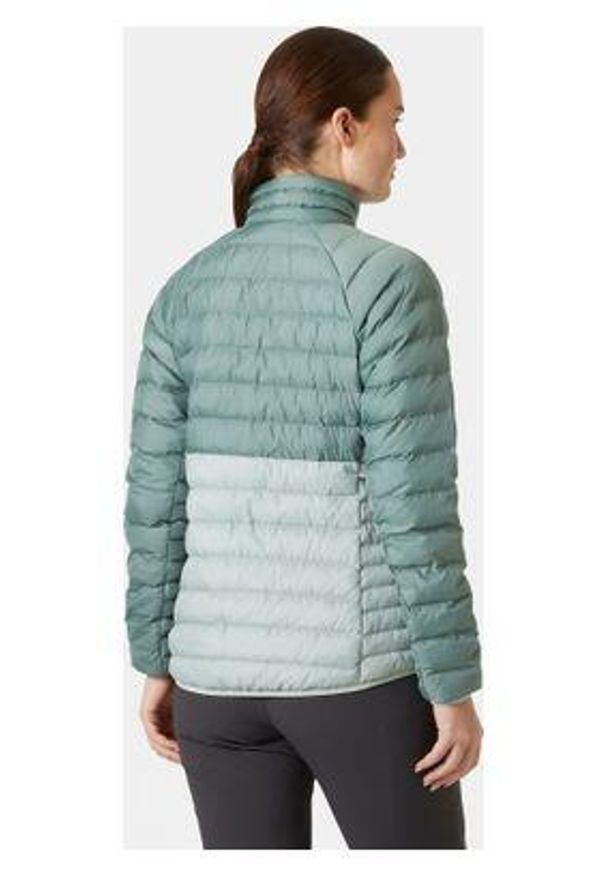 Damska kurtka ocieplana Helly Hansen Banff. Kolor: wielokolorowy, zielony, brązowy. Materiał: puch. Sezon: zima. Sport: narciarstwo