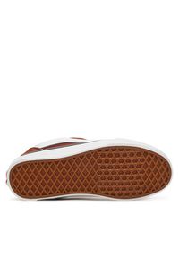 Vans Tenisówki Knu Skool VN000D22FSB1 Bordowy. Kolor: czerwony. Materiał: zamsz, skóra #7